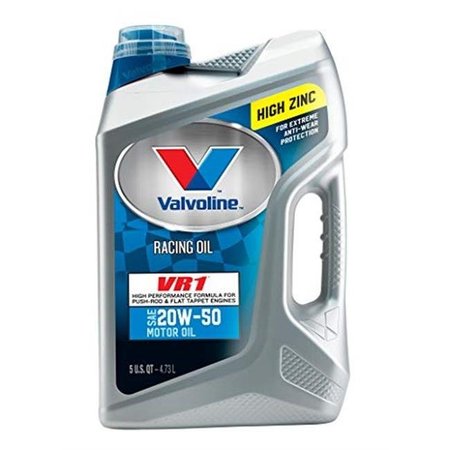 Valvoline Valvoline 881172 5 qt. VR1 Racing 20W-50 Motor Oil V10-881172